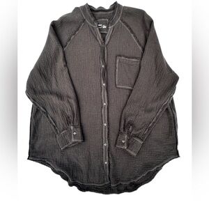 Aerie Button Up Waffle Shirt. Women’s XL (Unisex Style)